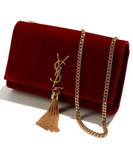 ysl kate velvet red|SAINT LAURENT Kate small textured.